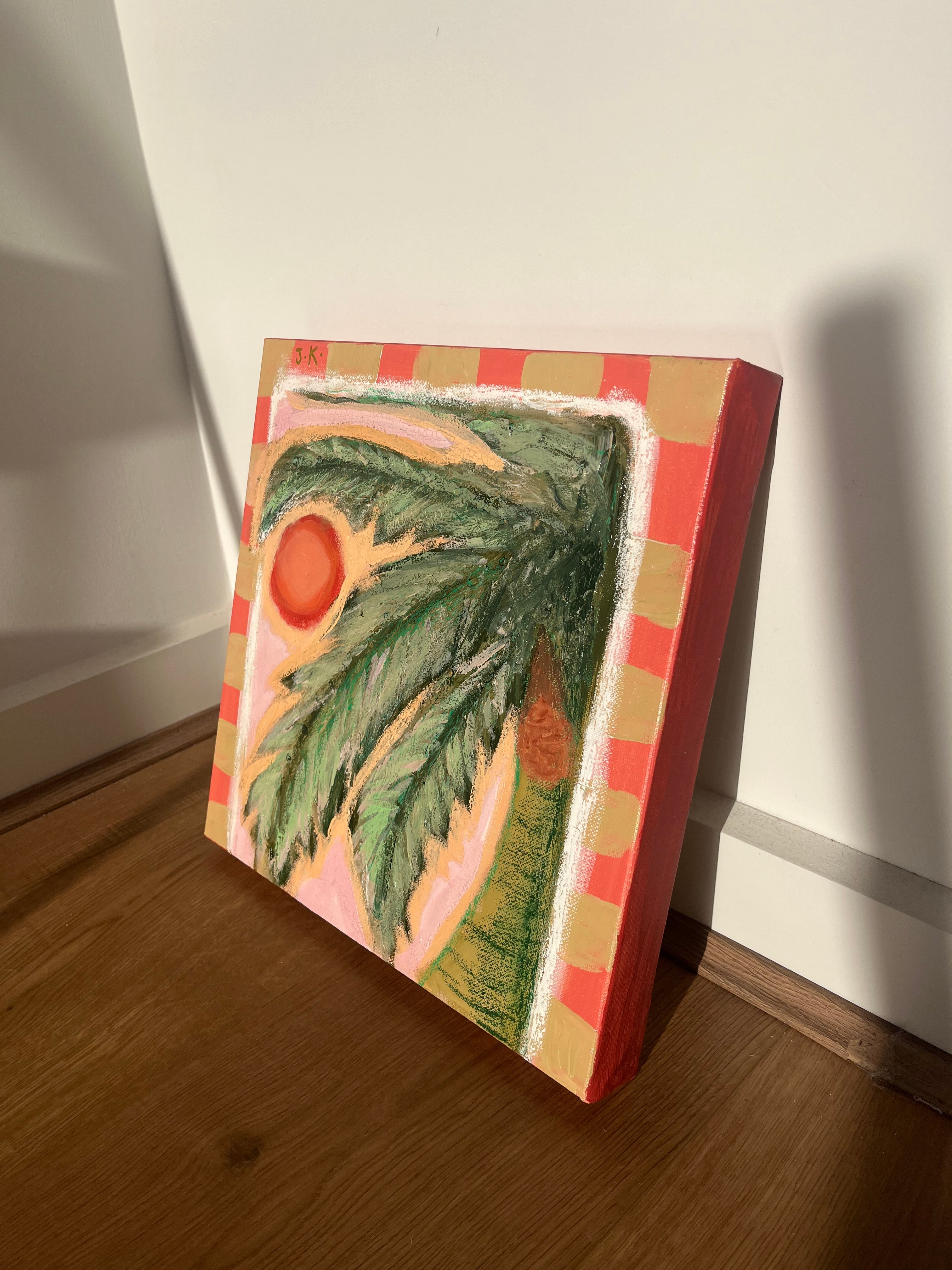 Palm Dance + Through the Trees - Original Paintings Duo