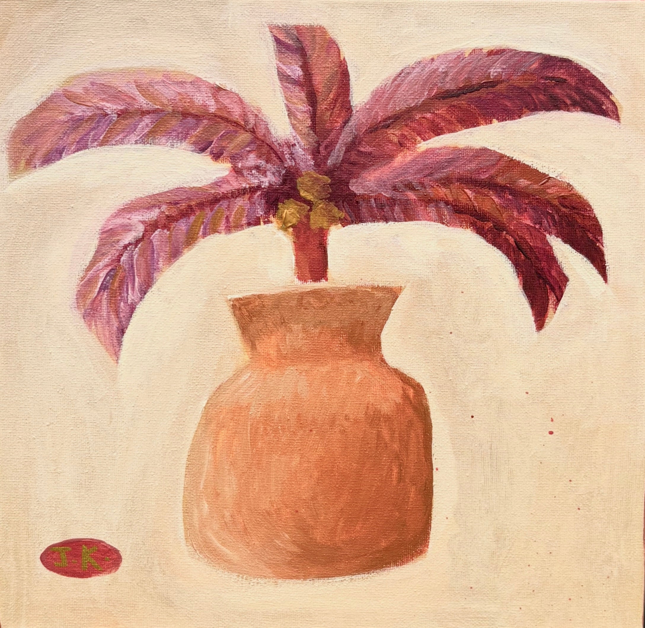 Palm Pot - Original Painting