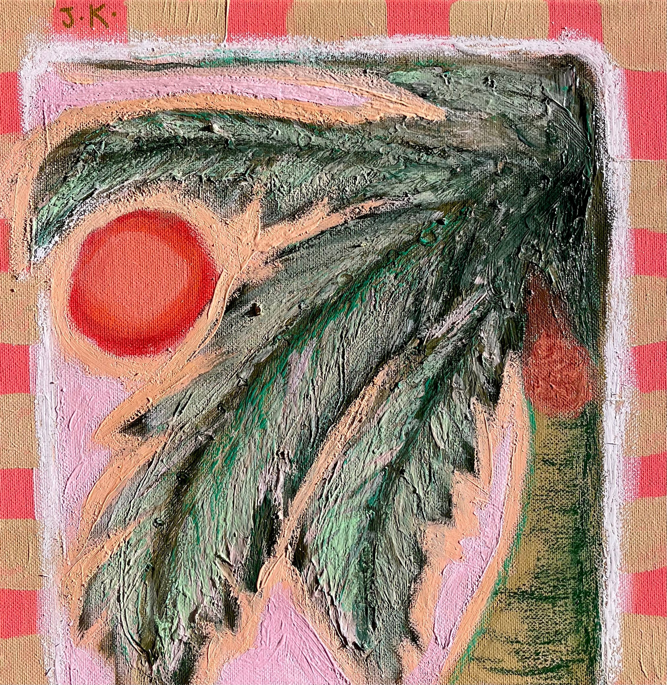 Palm Dance + Through the Trees - Original Paintings Duo